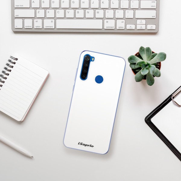 Silikonové pouzdro iSaprio - Xiaomi Redmi Note 8T - 4Pure bílý