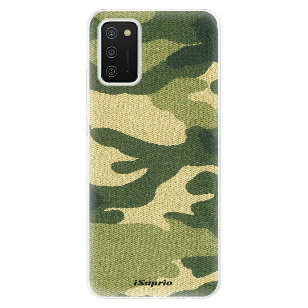 Odolné silikonové pouzdro iSaprio - Green Camuflage 01 - Samsung Galaxy A02s
