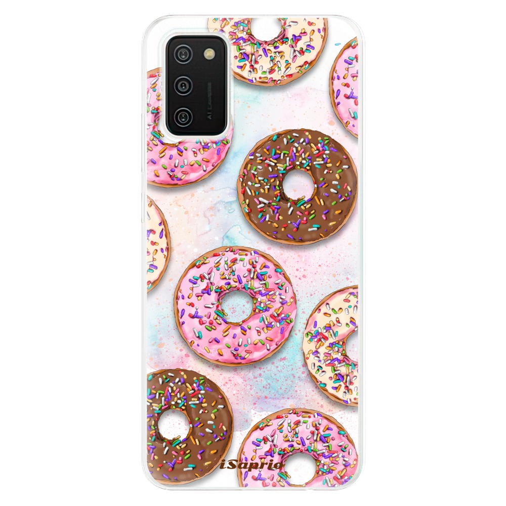 Odolné silikonové pouzdro iSaprio - Donuts 11 - Samsung Galaxy A02s
