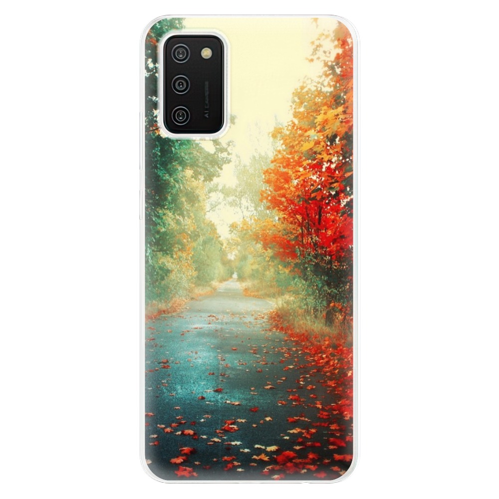 Odolné silikonové pouzdro iSaprio - Autumn 03 na mobil Samsung Galaxy A02s (Odolný silikonový kryt, obal, pouzdro iSaprio - Autumn 03 na mobilní telefon Samsung Galaxy A02s)