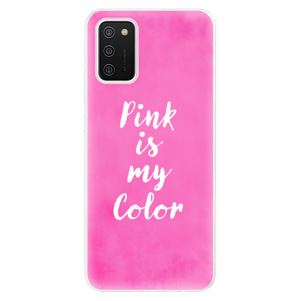Odolné silikonové pouzdro iSaprio - Pink is my color - Samsung Galaxy A02s