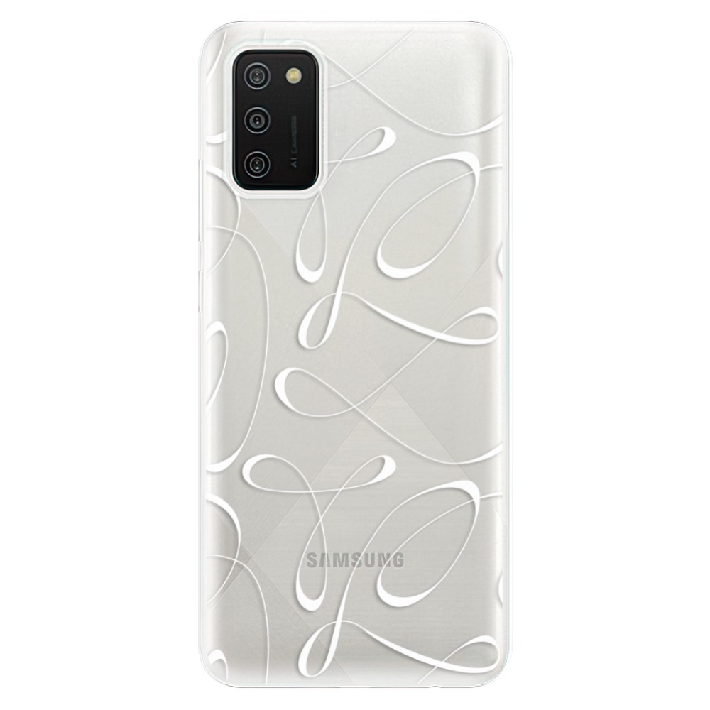 Odolné silikonové pouzdro iSaprio - Fancy - white - Samsung Galaxy A02s