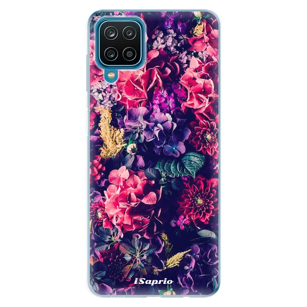 Odolné silikonové pouzdro iSaprio - Flowers 10 - Samsung Galaxy A12