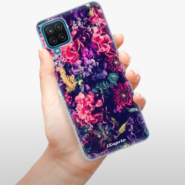Silikonové pouzdro iSaprio - Samsung Galaxy A12 - Flowers 10