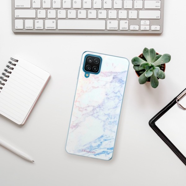 Silikonové pouzdro iSaprio - Samsung Galaxy M12 - Raibow Marble 10