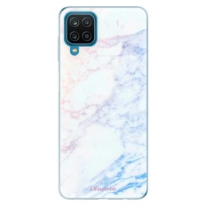 Silikonové pouzdro iSaprio - Samsung Galaxy A12 - Raibow Marble 10
