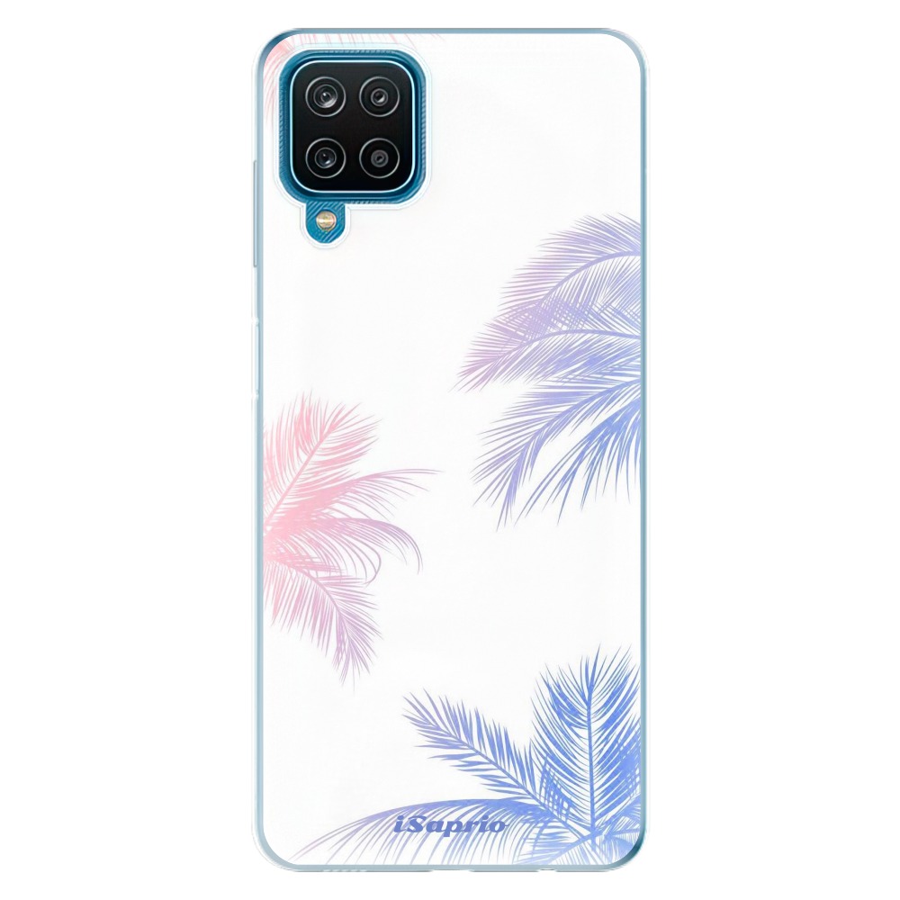 Odolné silikonové pouzdro iSaprio - Digital Palms 10 - Samsung Galaxy A12