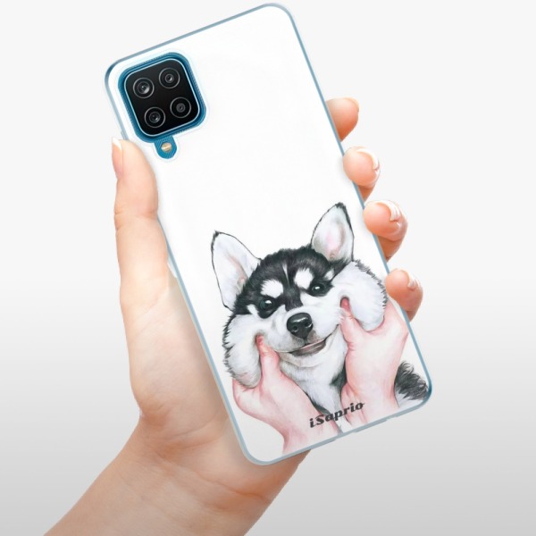 Silikonové pouzdro iSaprio - Samsung Galaxy A12 - Malamute 01