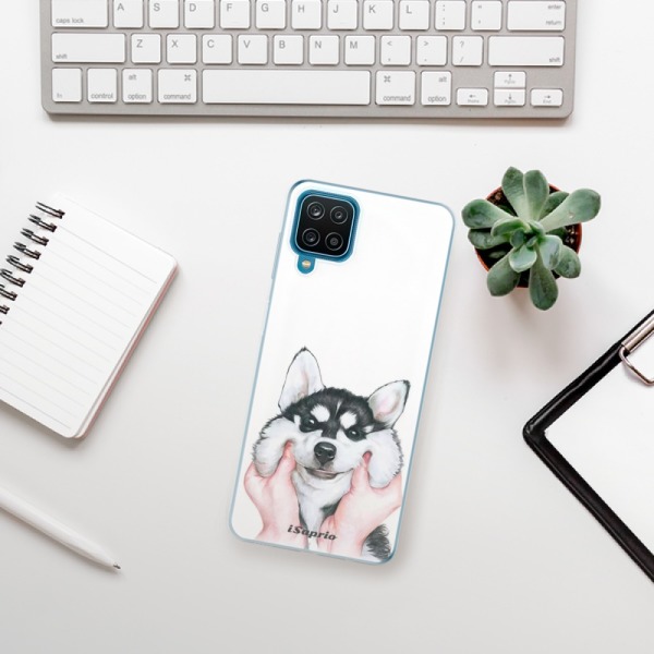 Silikonové pouzdro iSaprio - Samsung Galaxy A12 - Malamute 01