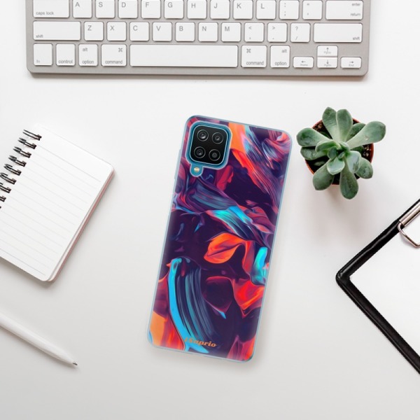 Silikonové pouzdro iSaprio - Samsung Galaxy A12 - Color Marble 19