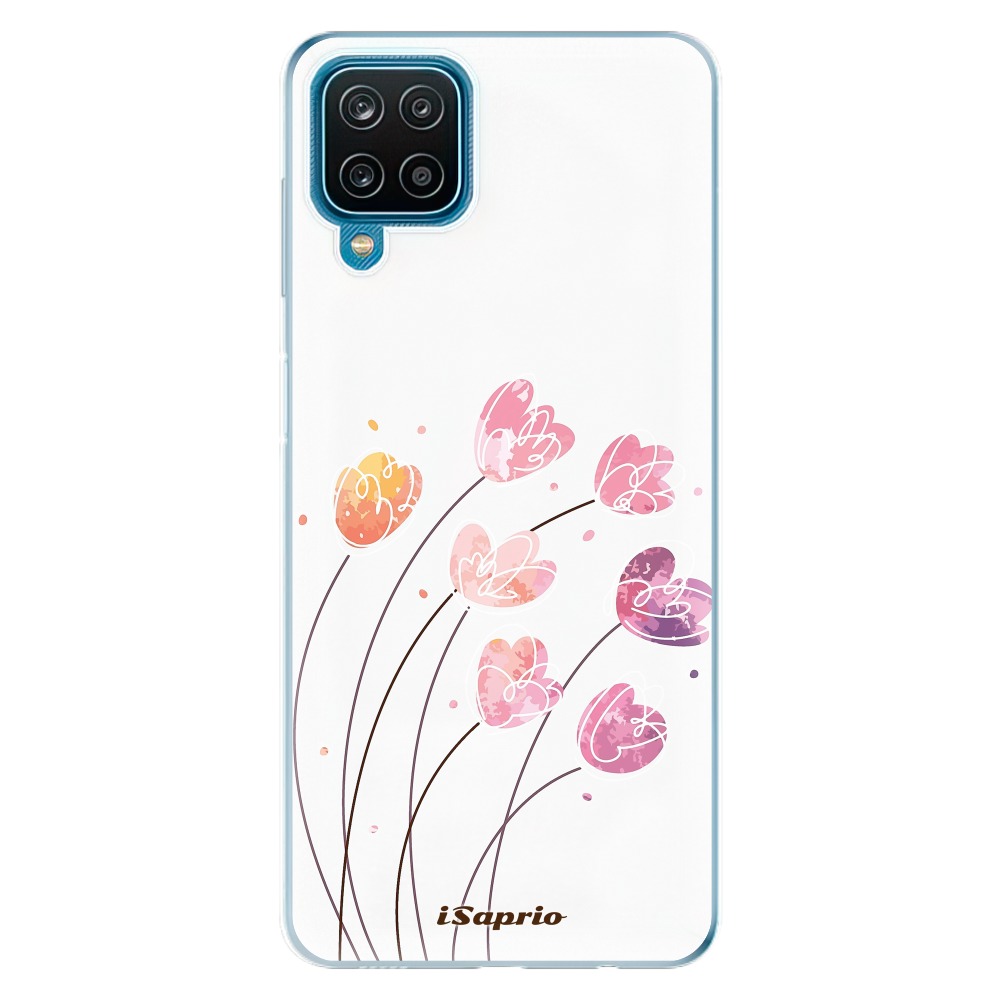 Odolné silikonové pouzdro iSaprio - Flowers 14 na mobil Samsung Galaxy A12 (Odolný silikonový kryt, obal, pouzdro iSaprio - Flowers 14 na mobilní telefon Samsung Galaxy A12)