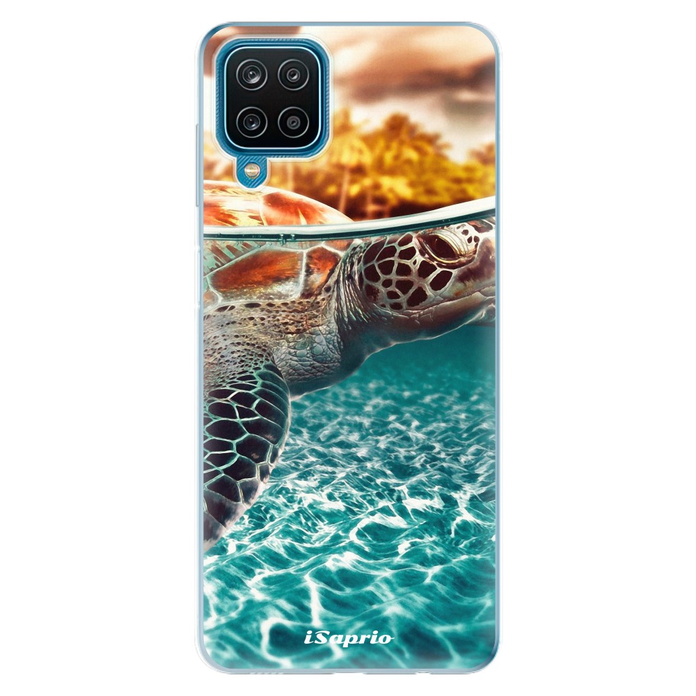 Odolné silikonové pouzdro iSaprio - Turtle 01 na mobil Samsung Galaxy A12 (Odolný silikonový kryt, obal, pouzdro iSaprio - Turtle 01 na mobilní telefon Samsung Galaxy A12)