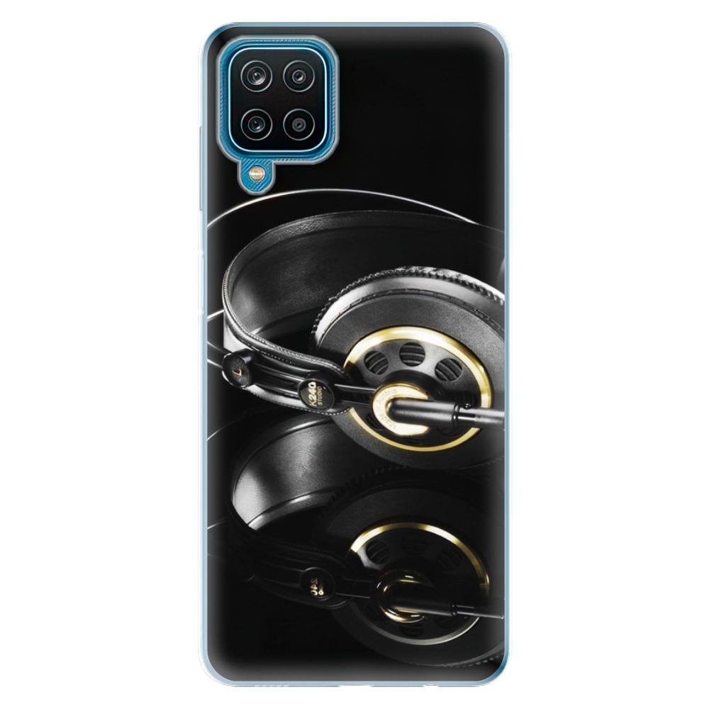 Odolné silikonové pouzdro iSaprio - Headphones 02 - Samsung Galaxy A12