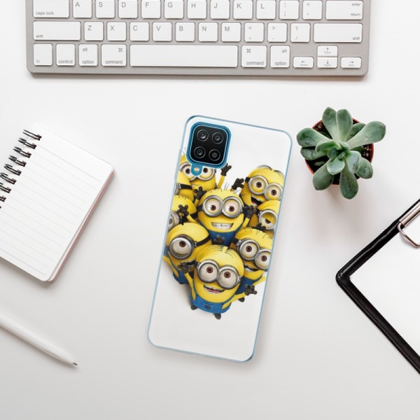 Silikonové pouzdro iSaprio - Samsung Galaxy A12 - Mimons 01