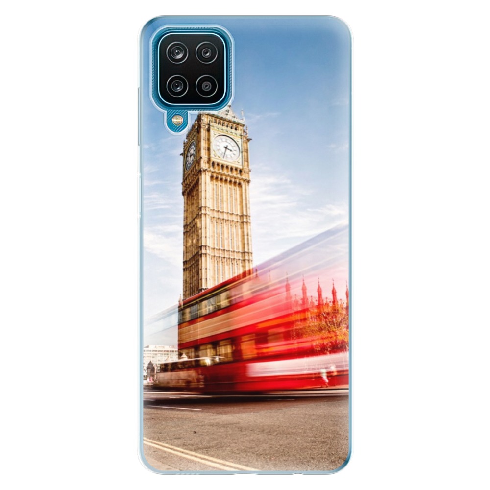 Odolné silikonové pouzdro iSaprio - London 01 na mobil Samsung Galaxy A12 (Odolný silikonový kryt, obal, pouzdro iSaprio - London 01 na mobilní telefon Samsung Galaxy A12)