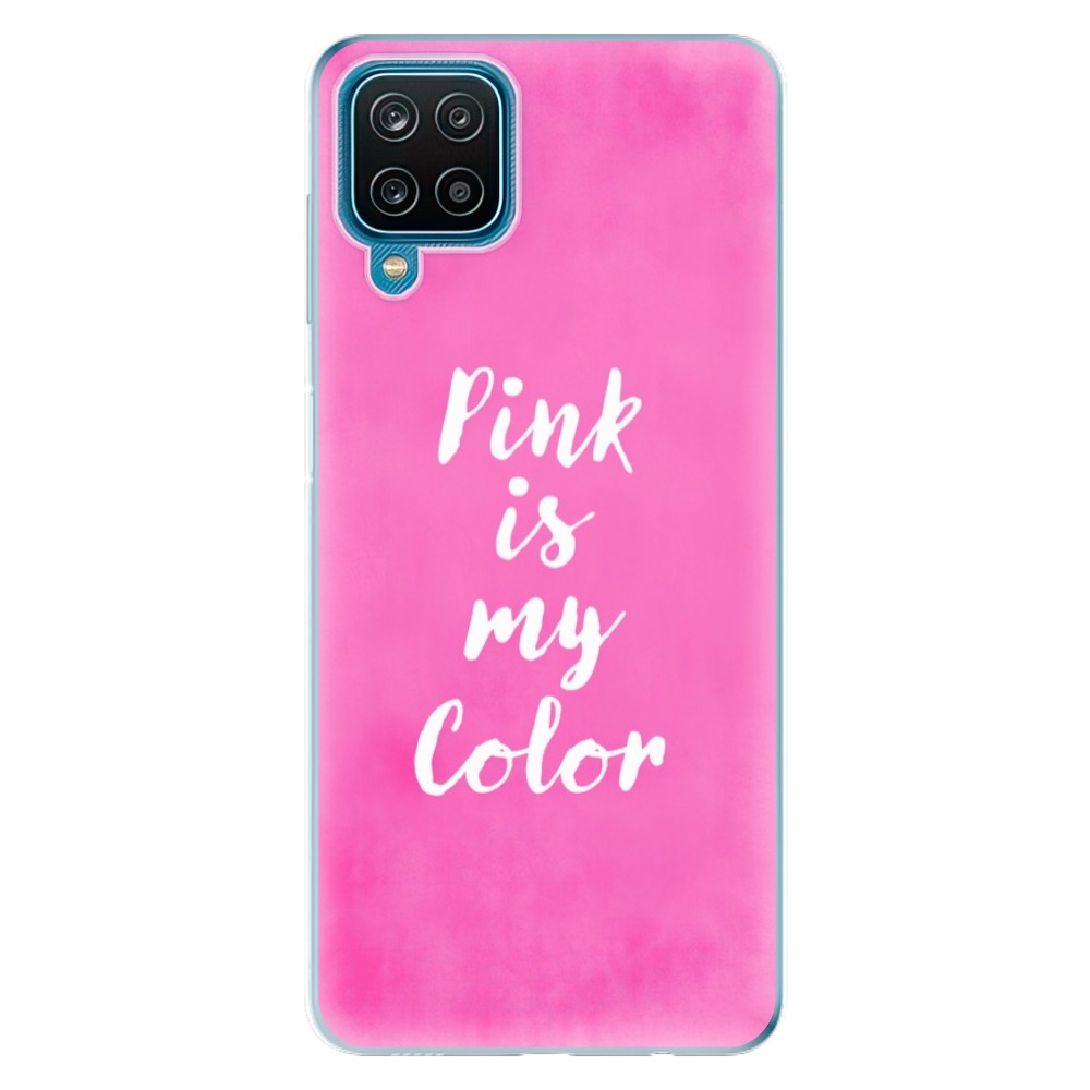 Levně Odolné silikonové pouzdro iSaprio - Pink is my color - Samsung Galaxy A12
