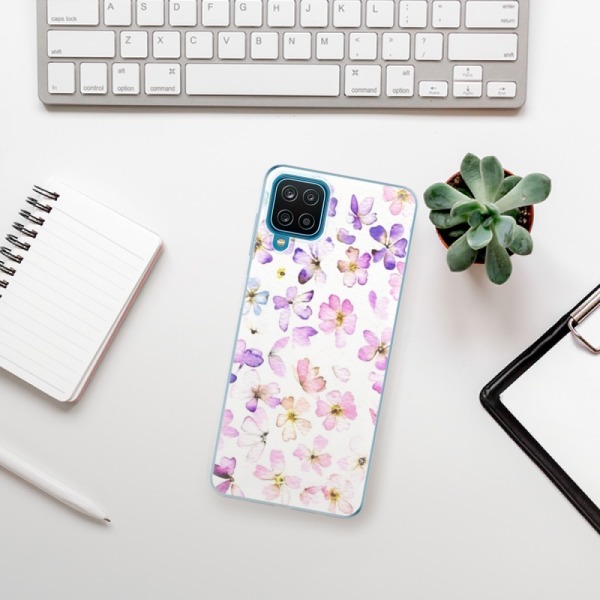 Silikonové pouzdro iSaprio - Samsung Galaxy A12 - Wildflowers