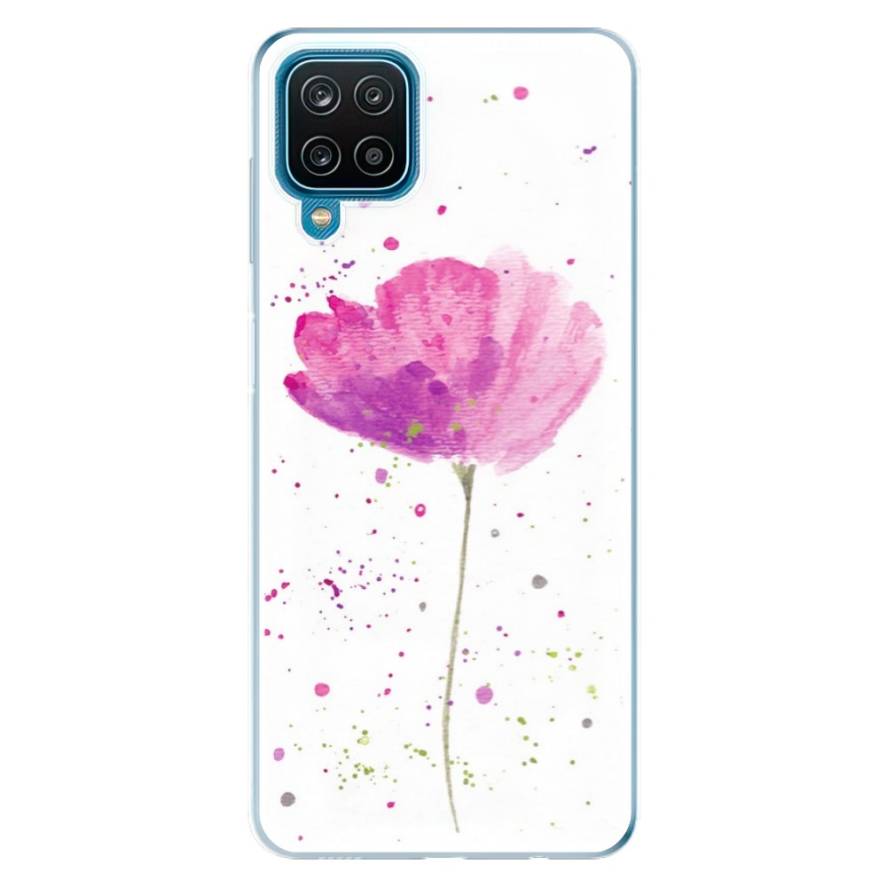Odolné silikonové pouzdro iSaprio - Poppies na mobil Samsung Galaxy A12 (Odolný silikonový kryt, obal, pouzdro iSaprio - Poppies na mobilní telefon Samsung Galaxy A12)