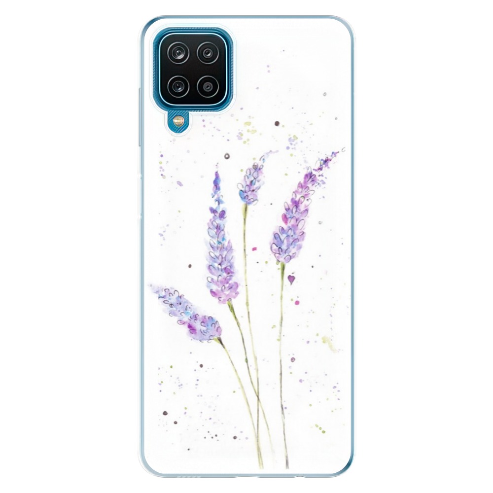 Odolné silikonové pouzdro iSaprio - Lavender na mobil Samsung Galaxy A12 (Odolný silikonový kryt, obal, pouzdro iSaprio - Lavender na mobilní telefon Samsung Galaxy A12)