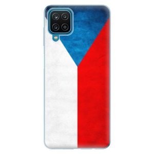 Silikonové pouzdro iSaprio - Samsung Galaxy A12 - Czech Flag