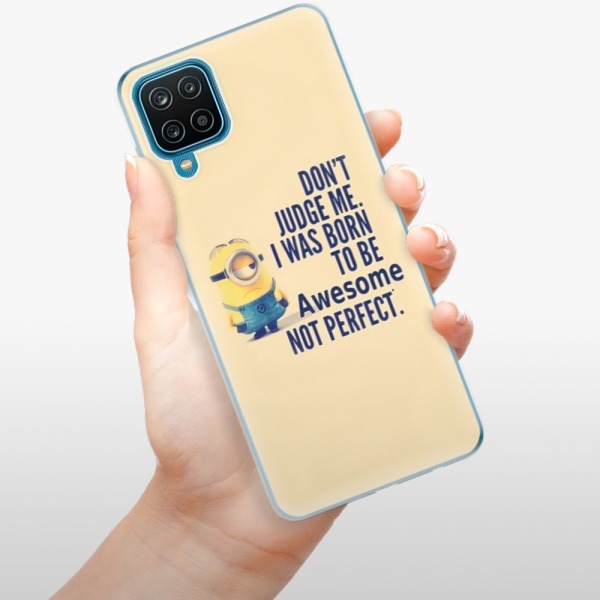 Silikonové pouzdro iSaprio - Samsung Galaxy A12 - Be Awesome