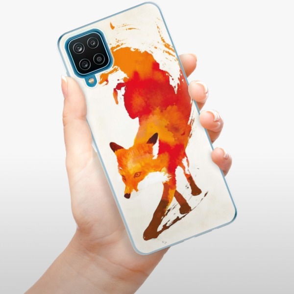 Silikonové pouzdro iSaprio - Samsung Galaxy A12 - Fast Fox