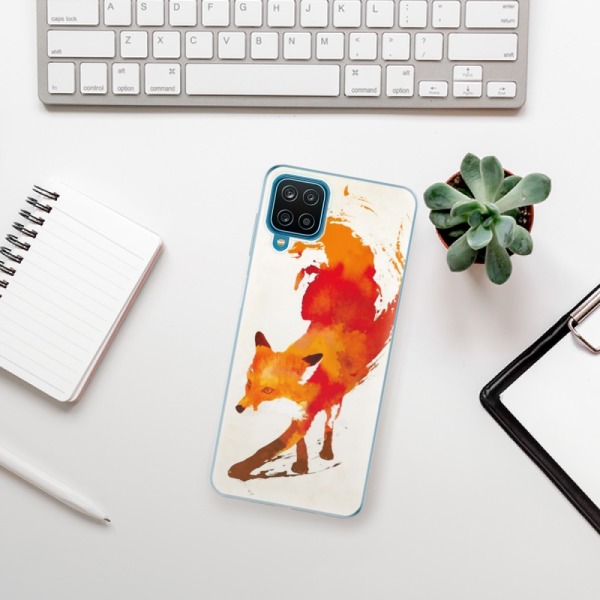 Silikonové pouzdro iSaprio - Samsung Galaxy A12 - Fast Fox