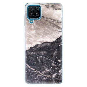 Odolné silikonové pouzdro iSaprio - BW Marble na mobil Samsung Galaxy M12