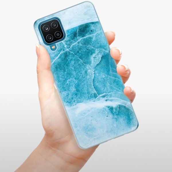 Silikonové pouzdro iSaprio - Samsung Galaxy A12 - Blue Marble
