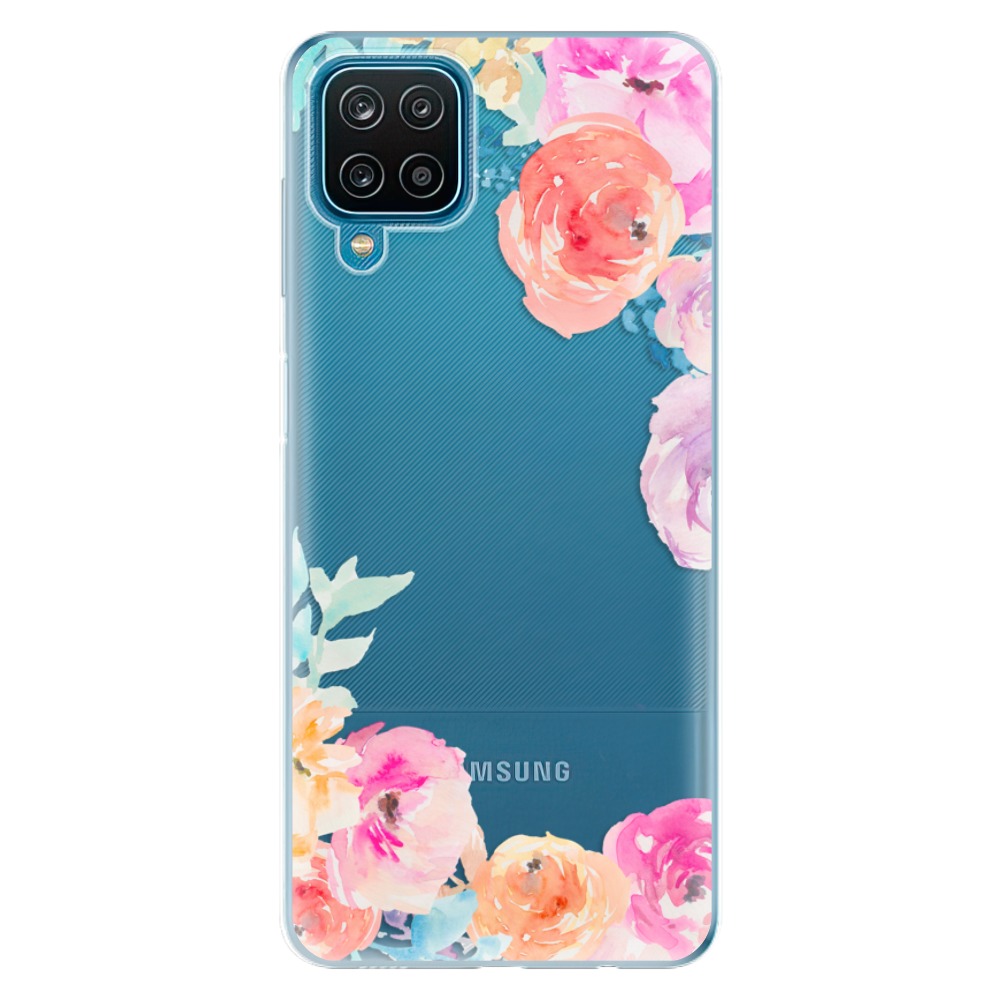 Odolné silikonové pouzdro iSaprio - Flower Brush - Samsung Galaxy A12