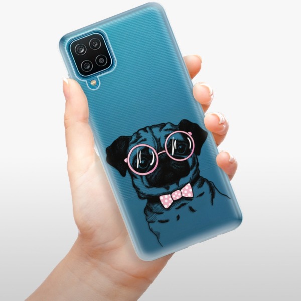 Silikonové pouzdro iSaprio - Samsung Galaxy A12 - The Pug