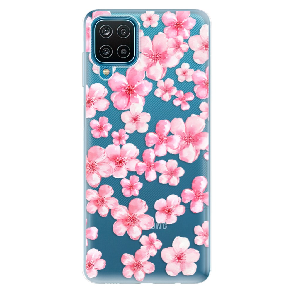 Odolné silikonové pouzdro iSaprio - Flower Pattern 05 na mobil Samsung Galaxy A12 (Odolný silikonový kryt, obal, pouzdro iSaprio - Flower Pattern 05 na mobilní telefon Samsung Galaxy A12)