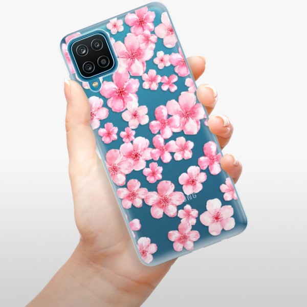 Silikonové pouzdro iSaprio - Samsung Galaxy A12 - Flower Pattern 05