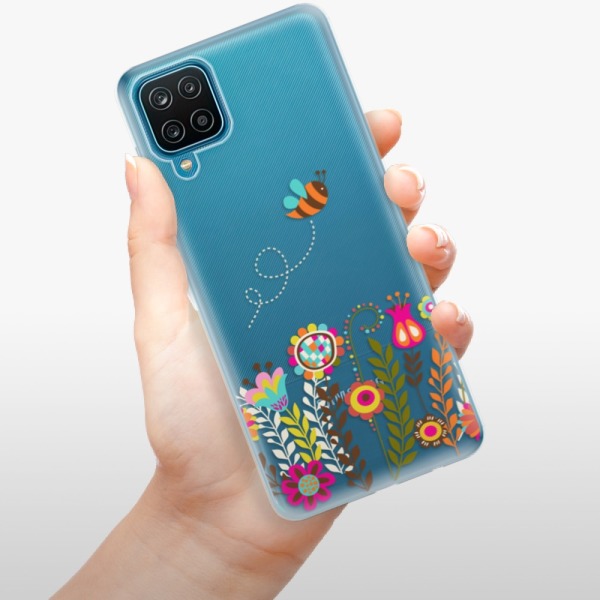 Silikonové pouzdro iSaprio - Samsung Galaxy A12 - Bee 01