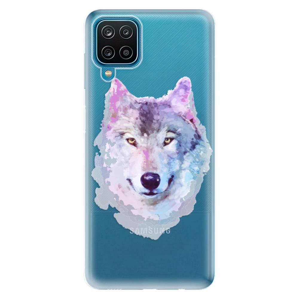 Odolné silikonové pouzdro iSaprio - Wolf 01 na mobil Samsung Galaxy A12 (Odolný silikonový kryt, obal, pouzdro iSaprio - Wolf 01 na mobilní telefon Samsung Galaxy A12)