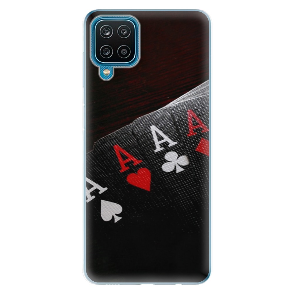 Odolné silikonové pouzdro iSaprio - Poker na mobil Samsung Galaxy M12 (Odolný silikonový kryt, obal, pouzdro iSaprio - Poker na mobilní telefon Samsung Galaxy M12)