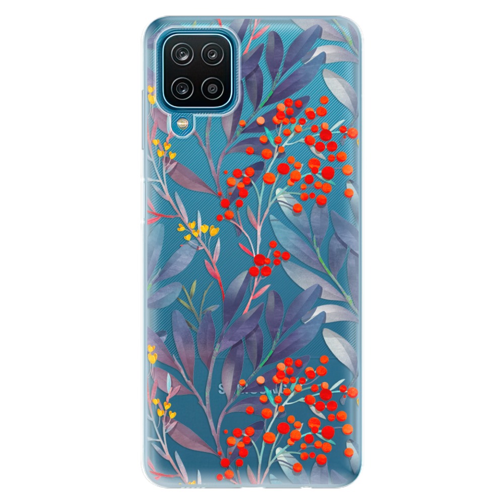 Odolné silikonové pouzdro iSaprio - Rowanberry na mobil Samsung Galaxy A12 (Odolný silikonový kryt, obal, pouzdro iSaprio - Rowanberry na mobilní telefon Samsung Galaxy A12)