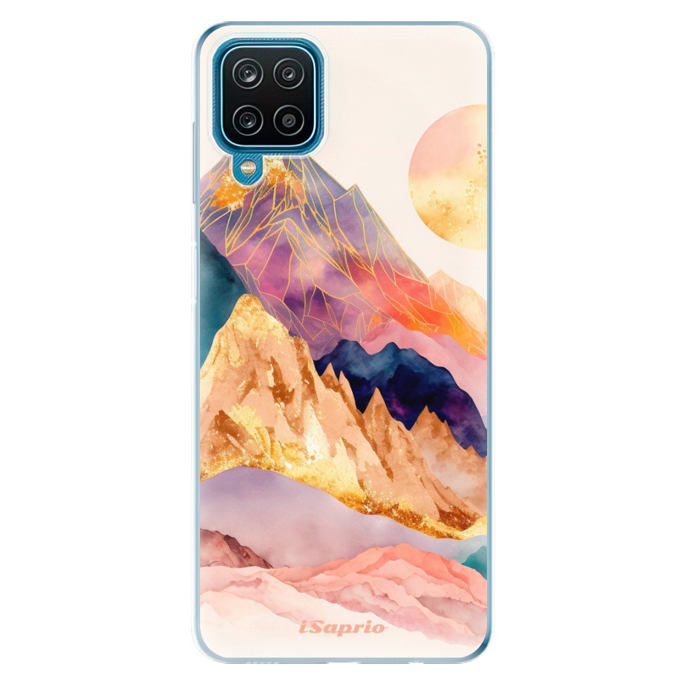 Odolné silikonové pouzdro iSaprio - Abstract Mountains - Samsung Galaxy A12