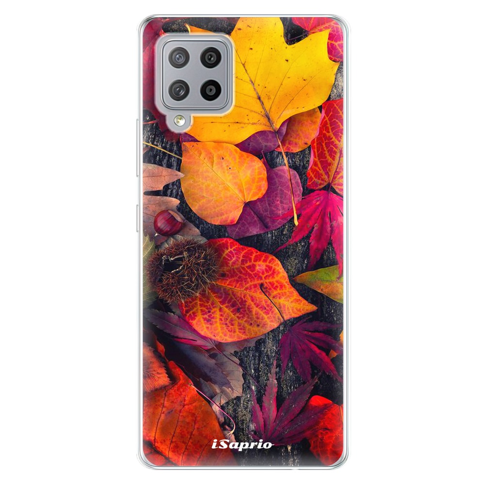 Odolné silikonové pouzdro iSaprio - Autumn Leaves 03 - Samsung Galaxy A42
