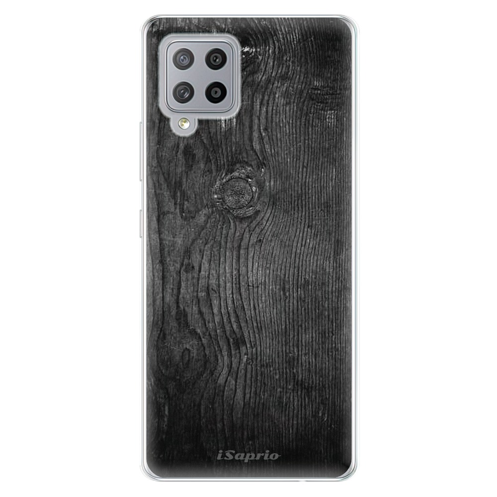 Odolné silikonové pouzdro iSaprio - Black Wood 13 na mobil Samsung Galaxy A42 5G (Odolný silikonový kryt, obal, pouzdro iSaprio - Black Wood 13 na mobilní telefon Samsung Galaxy A42 5G)