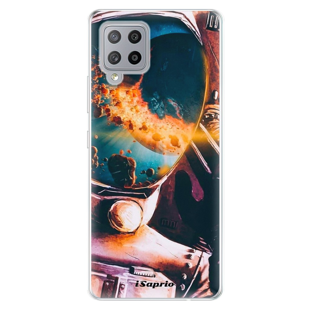 Odolné silikonové pouzdro iSaprio - Astronaut 01 - Samsung Galaxy A42