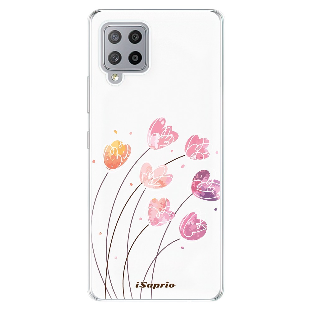 Odolné silikonové pouzdro iSaprio - Flowers 14 - Samsung Galaxy A42