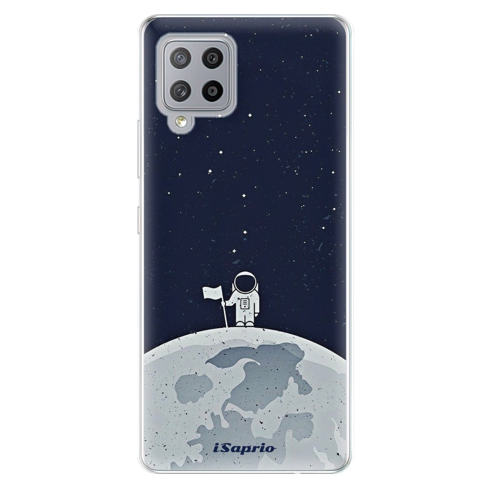 Odolné silikonové pouzdro iSaprio - On The Moon 10 na mobil Samsung Galaxy A42 5G (Odolný silikonový kryt, obal, pouzdro iSaprio - On The Moon 10 na mobilní telefon Samsung Galaxy A42 5G)