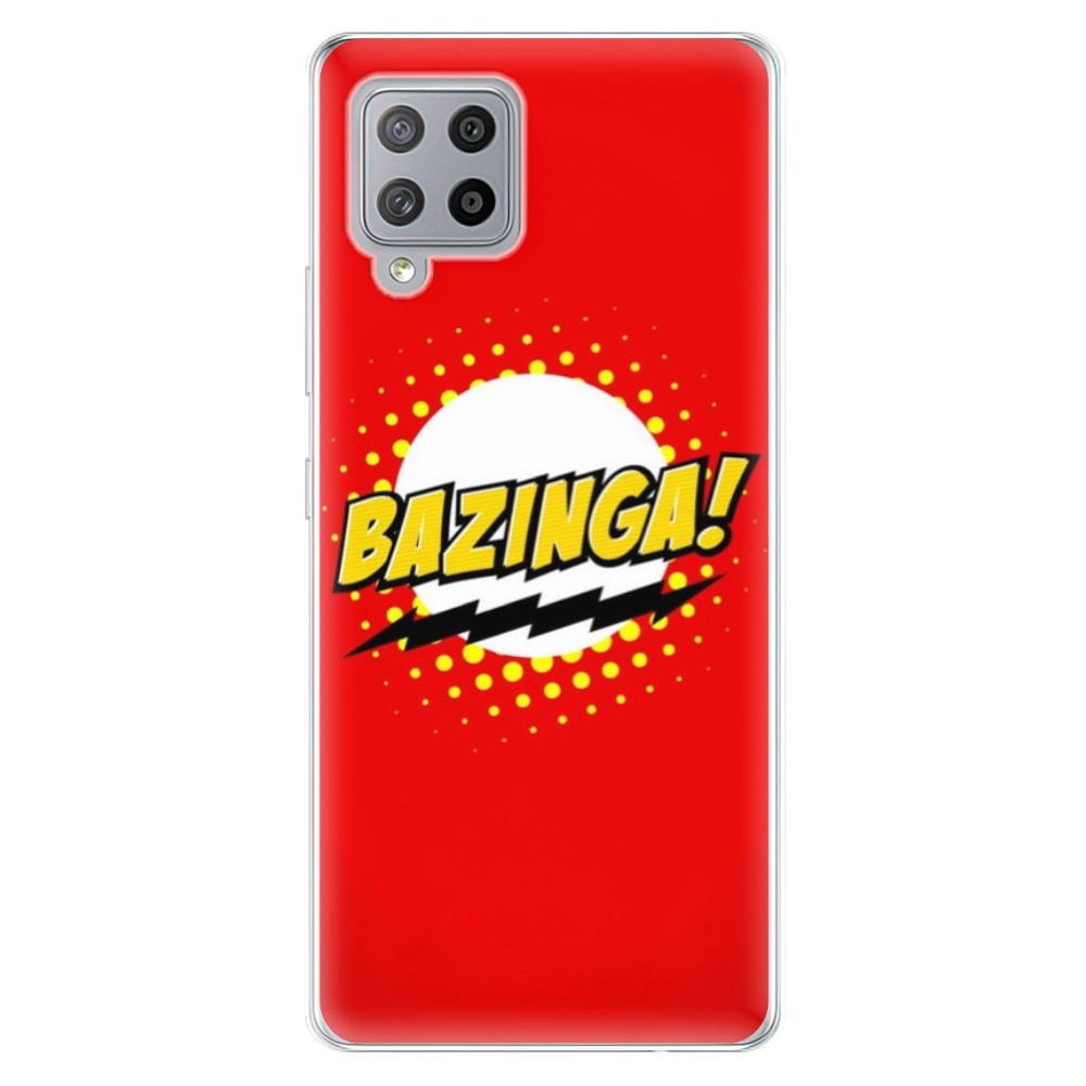 Odolné silikonové pouzdro iSaprio - Bazinga 01 - Samsung Galaxy A42