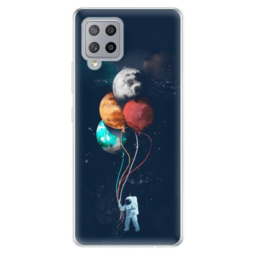 Odolné silikonové pouzdro iSaprio - Balloons 02 - Samsung Galaxy A42