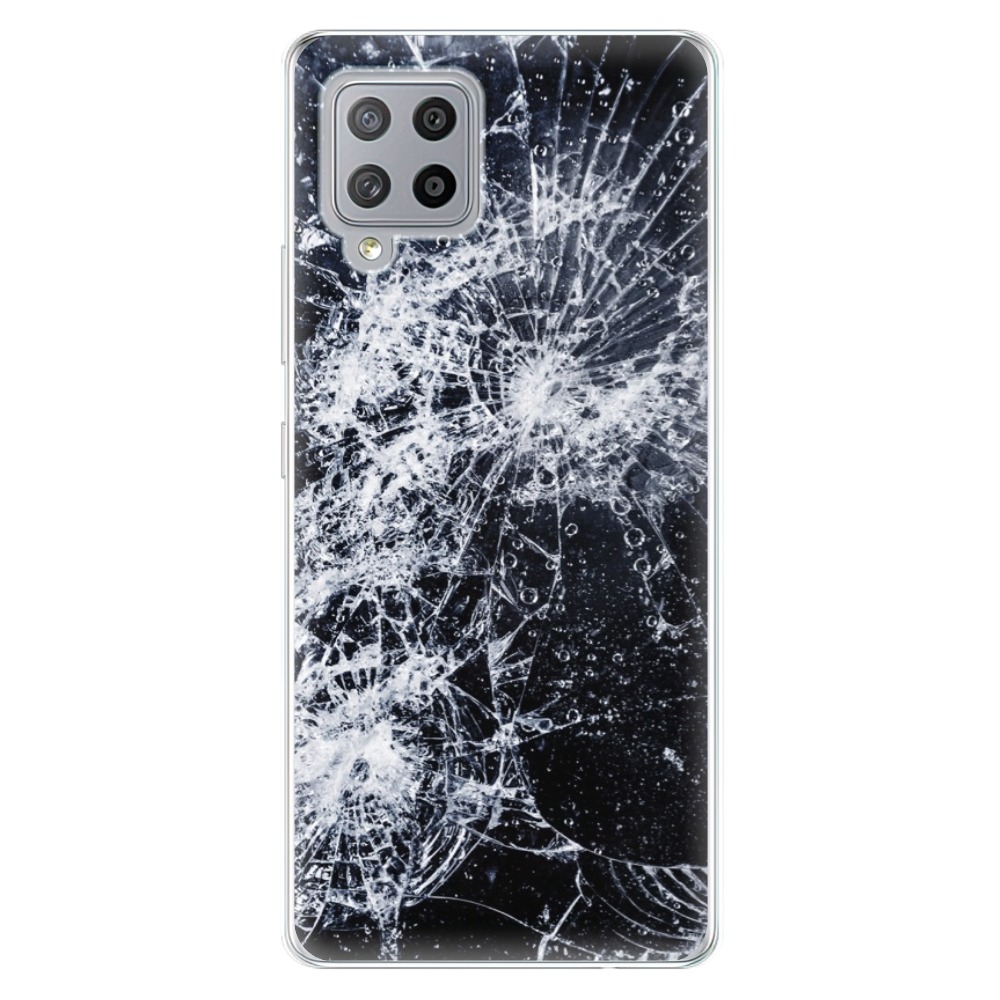 Odolné silikonové pouzdro iSaprio - Cracked - Samsung Galaxy A42