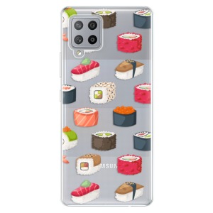 Odolné silikonové pouzdro iSaprio - Sushi Pattern na mobil Samsung Galaxy A42 5G - poslední kousek za tuto cenu