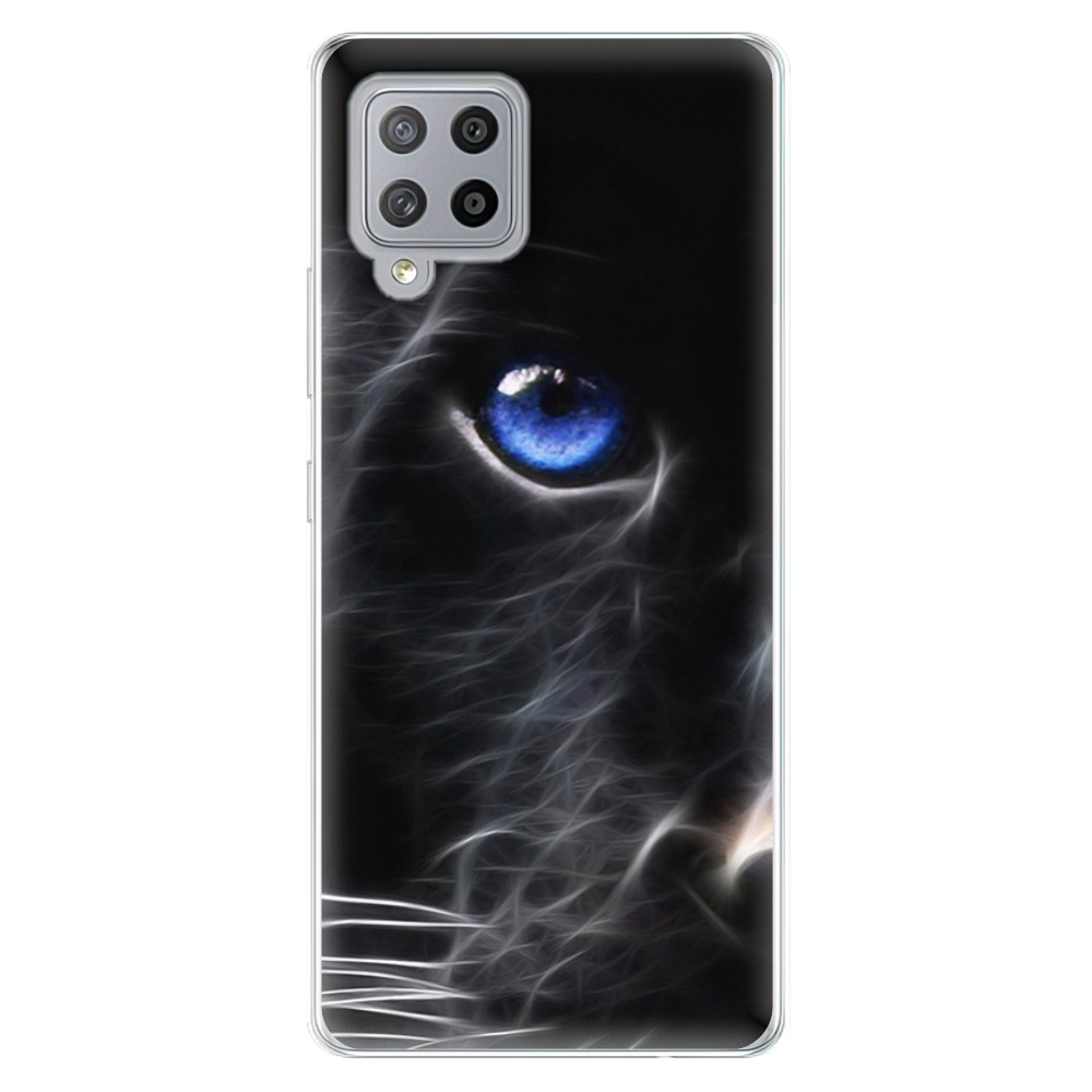 Odolné silikonové pouzdro iSaprio - Black Puma - Samsung Galaxy A42