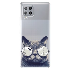 Odolné silikonové pouzdro iSaprio - Crazy Cat 01 na mobil Samsung Galaxy A42 5G