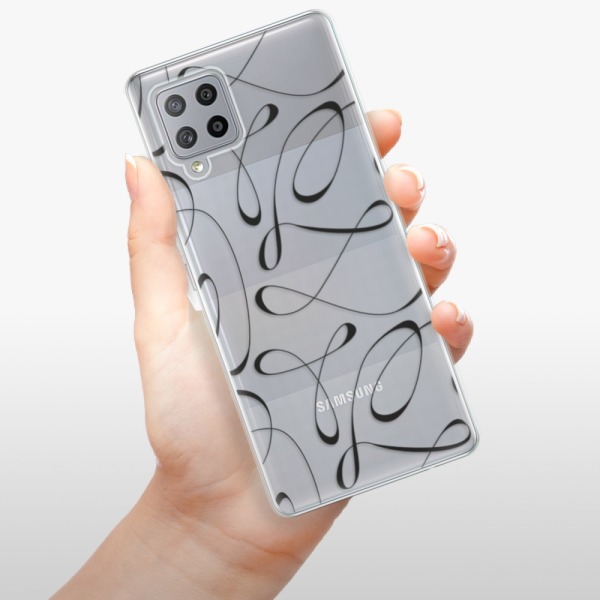 Silikonové pouzdro iSaprio - Samsung Galaxy A42 5G - Fancy black
